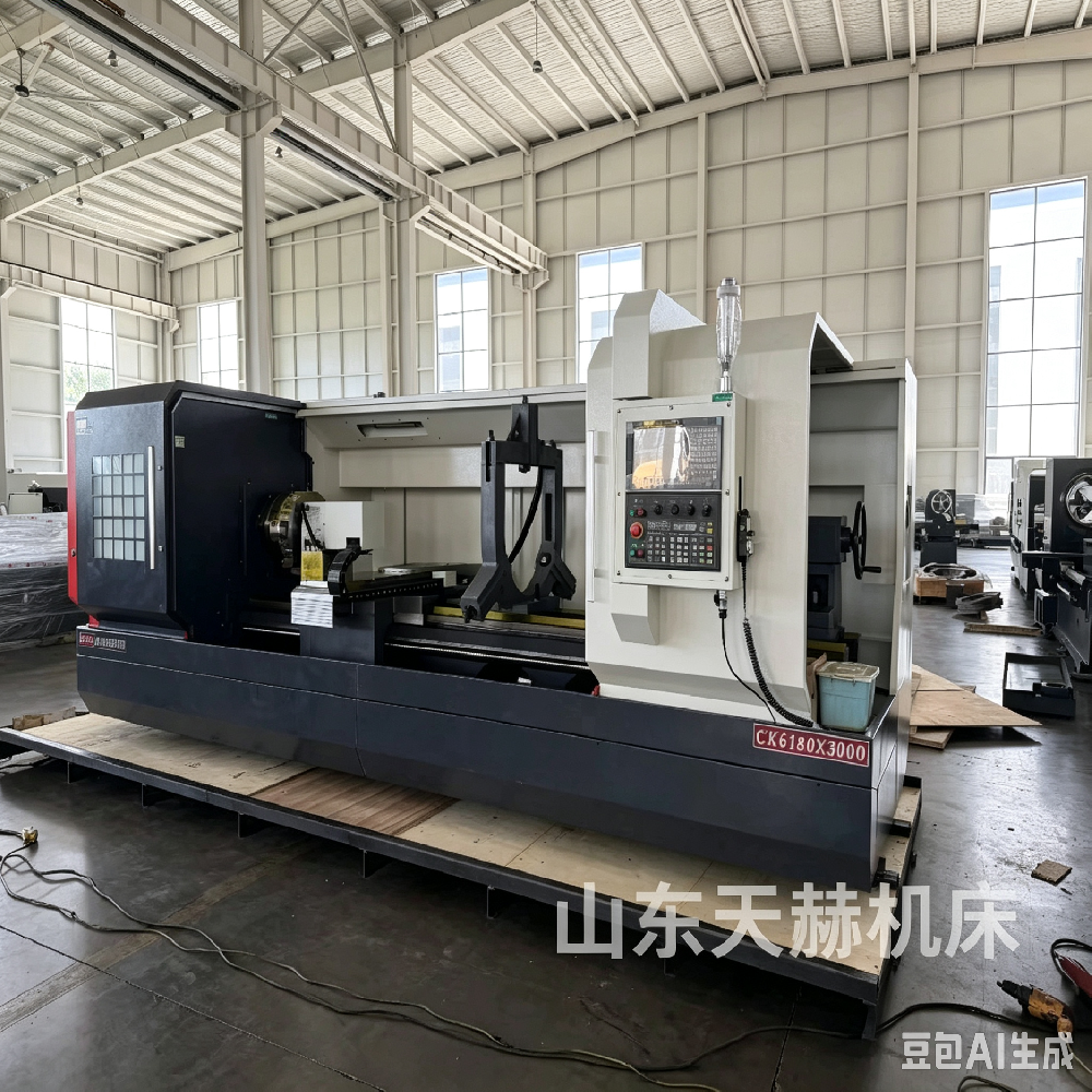 CK6180*3000数控车床，发那科系统+12工位液压刀塔，打包发往埃及